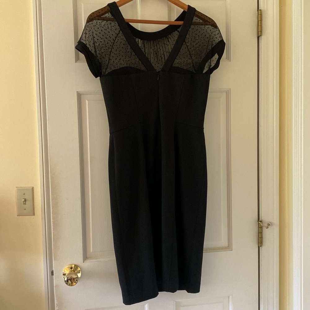 Elegant Black Mesh sweetheart Dress - Picture 4 of 5